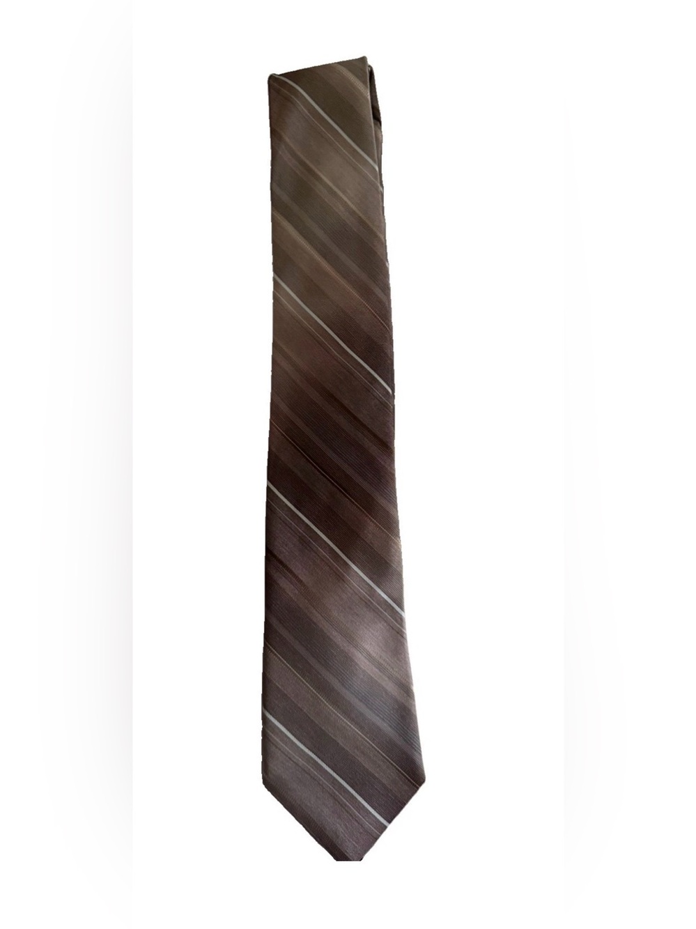 Gian Maxio Vintage Gray Tan Blue Neck Tie